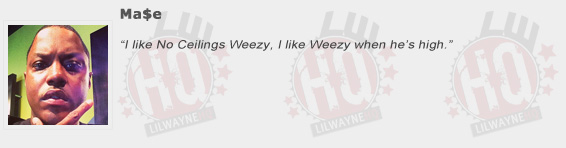 Mase Compliments Lil Wayne