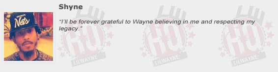 Shyne Compliments Lil Wayne