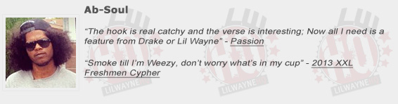 Ab-Soul Shouts Out Lil Wayne