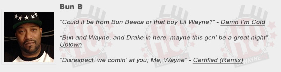 Bun B Shouts Out Lil Wayne