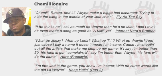 Chamillionaire Shouts Out Lil Wayne