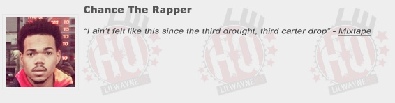 Chance The Rapper Shouts Out Lil Wayne