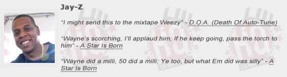 Jay-Z Shouts Out Lil Wayne