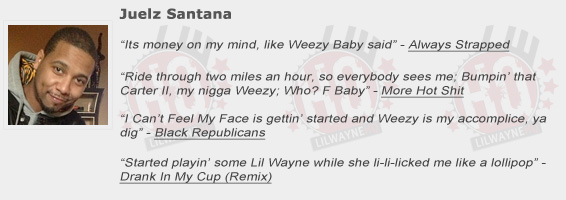 Juelz Santana Shouts Out Lil Wayne