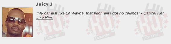 Juicy J Shouts Out Lil Wayne