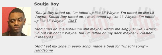 Soulja Boy Shouts Out Lil Wayne