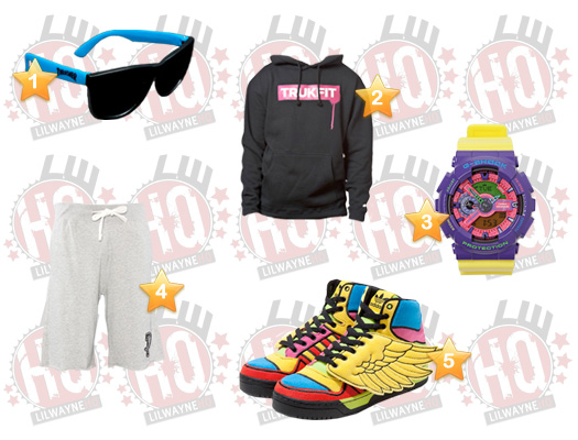 Lil Wayne 2012 Club Compound Clothes List