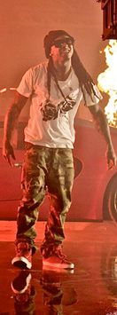 Lil Wayne Fire Flame Remix Music Video Style